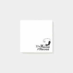 MEOW oder Never Cat 3" x 3" Post-it® Notizen