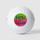 Meow or Never Golfball (Vorderseite)