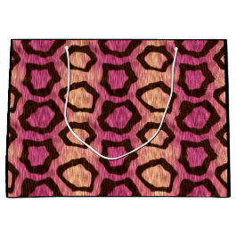 Meow Pink Wild Kitty Cool Große Geschenktüte