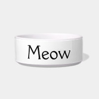 Meow Porzellan Fütternd Schüssel für Ihre Katze