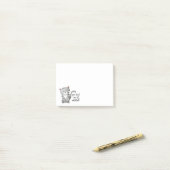 Meow Post-it Klebezettel (Auf Schreibtisch)