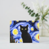 Meow Postcard Postkarte (Stehend Vorderseite)