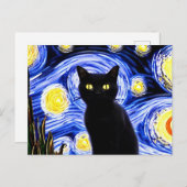 Meow Postcard Postkarte (Vorne/Hinten)