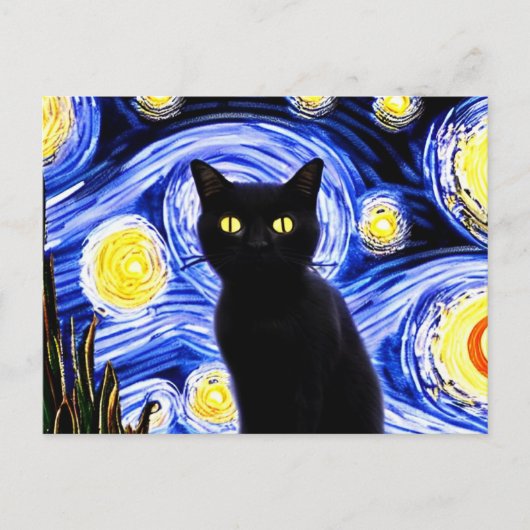Meow Postcard Postkarte (Vorderseite)