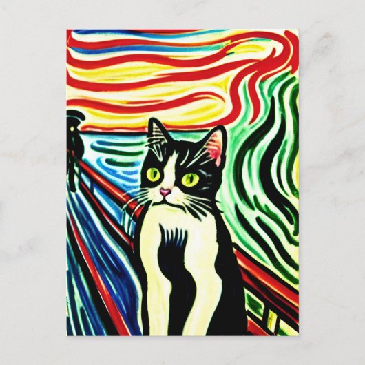 Meow Postcard Postkarte (Vorderseite)