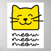 Meow Poster (Vorne)