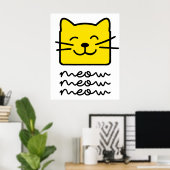 Meow Poster (Heimbüro)