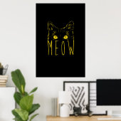Meow - Poster (Heimbüro)