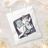 Meow Pounce Snuggle - Niedliche schlafende Katzen Geschenktütchen (Ausgeschnitten)