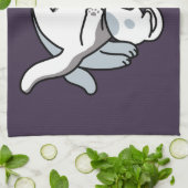 Meow Pounce Snuggle - Niedliche schlafende Katzen Geschirrtuch (Gefaltet)