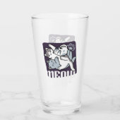 Meow Pounce Snuggle - Niedliche schlafende Katzen Glas (Rückseite)