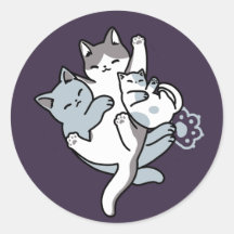 Meow Pounce Snuggle - Niedliche schlafende Katzen