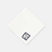 Meow Pounce Snuggle - Niedliche schlafende Katzen Serviette (Ecke)