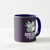 Meow Pounce Snuggle - Niedliche schlafende Katzen Tasse (VorderseiteRechts)