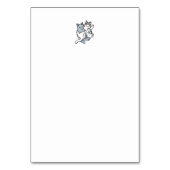 Meow Pounce Snuggle - Niedliche schlafende Katzen Tischnummer (Rückseite)