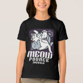 Meow Pounce Snuggle - Niedliche schlafende Katzen Tri-Blend Shirt (Vorderseite)