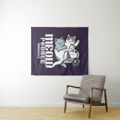 Meow Pounce Snuggle - Niedliche schlafende Katzen Wandteppich (Beispiel (Horizontal))