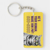 Meow Puffytail Schlüsselanhänger (Vorderseite)