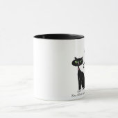 Meow-Retro Miezekatze Tasse (Zentrum)