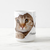 Meow Riech Nip Funny Cat Foto Kaffeetasse (Mittel)