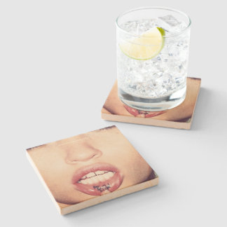 "Meow-" Sandstein Steinuntersetzer