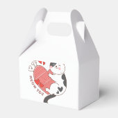 Meow Sie Niedlich Cat Valentinstag Geschenkschachtel (Rückseite)