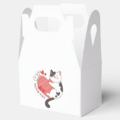 Meow Sie Niedlich Cat Valentinstag Geschenkschachtel (Geöffnet)