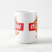 Meow Sign Kitty Design Kaffeetasse (Mittel)