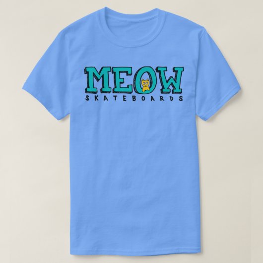 Meow Skateboards T-Shirt (Design vorne)