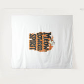 Meow Spirit Cat Wandteppich (Vorderseite (Horizontal))