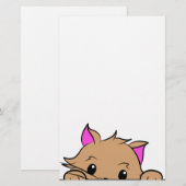 Meow stationär briefpapier (Vorne/Hinten)