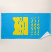 Meow Strandtuch (Vorderseite)