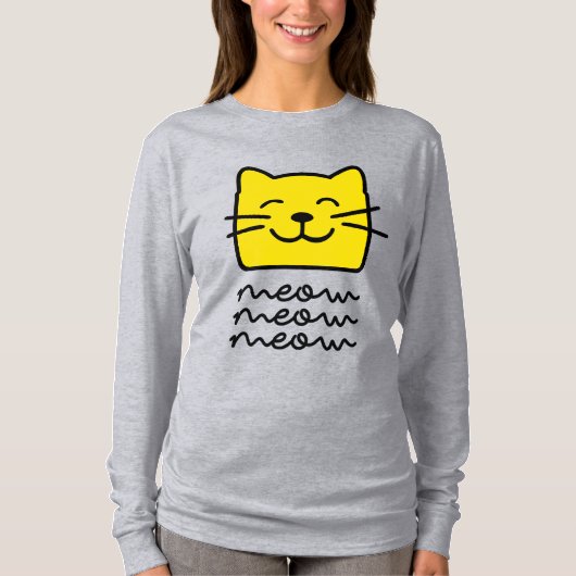 Meow T-Shirt (Vorderseite)