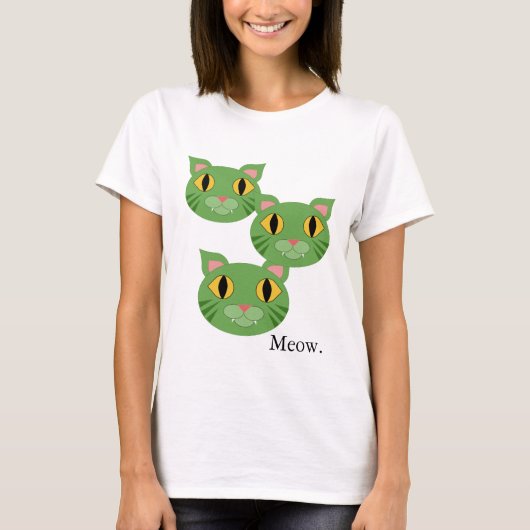 Meow. T-Shirt (Vorderseite)