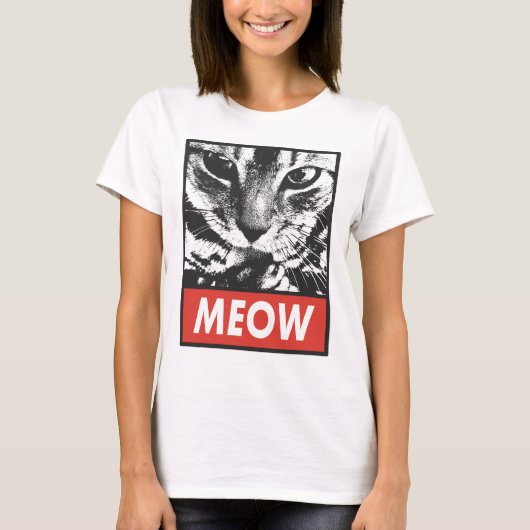 MEOW T-Shirt (Vorderseite)