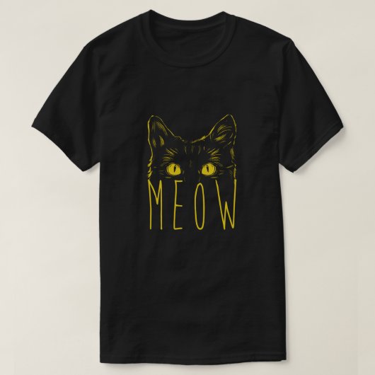 Meow T-Shirt (Design vorne)