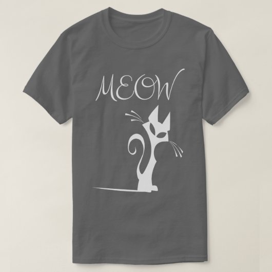 Meow T-Shirt (Design vorne)