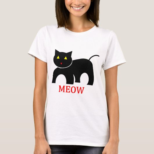 Meow T-Shirt (Vorderseite)