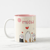 Meow-Tasse Zweifarbige Tasse (Links)