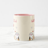 Meow-Tasse Zweifarbige Tasse (Mittel)