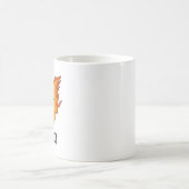 Meow-teor Funny Meteor Pun Kaffeetasse (Mittel)
