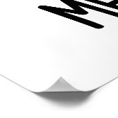 Meow-teor Funny Meteor Pun Poster (Ecke)