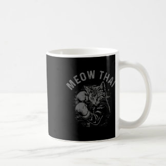 Meow Thai Funny Muay Thai Boxing Cat Martial Arts Kaffeetasse
