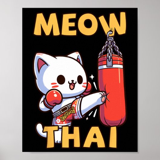 Meow Thai Poster (Vorne)