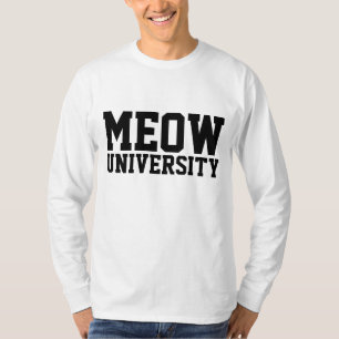 MEOW UNIVERSITÄT, lustige Katzen T-Shirts