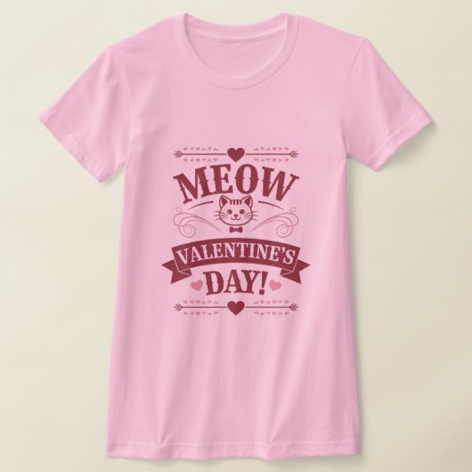 Meow Valentine T-Shirt (Ablage )
