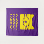 Meow Wandteppich (Vorderseite (Horizontal))