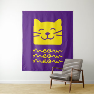 Meow Wandteppich