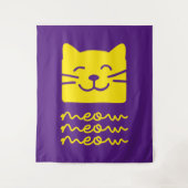 Meow Wandteppich (Vorderseite)