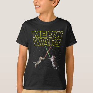 Meow Wars Cat Shirt Funny Gips für Katzen Liebhabe